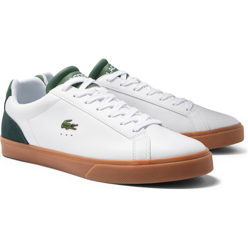 Lacoste Lerond Pro Sneaker In White/gum