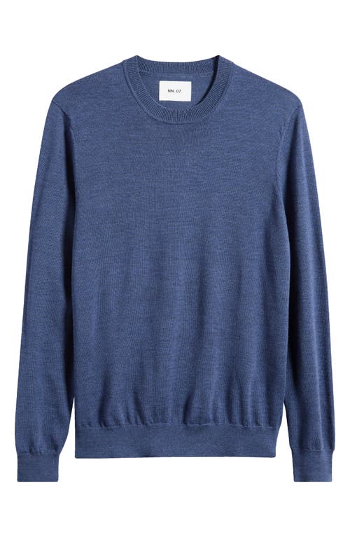 Nn07 Ted 6605 Wool Sweater In Bering Sea