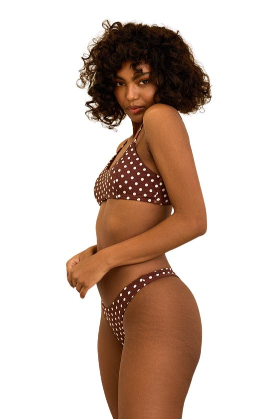 Shop Dippin Daisys Seaport Bottom In Dotted Brown