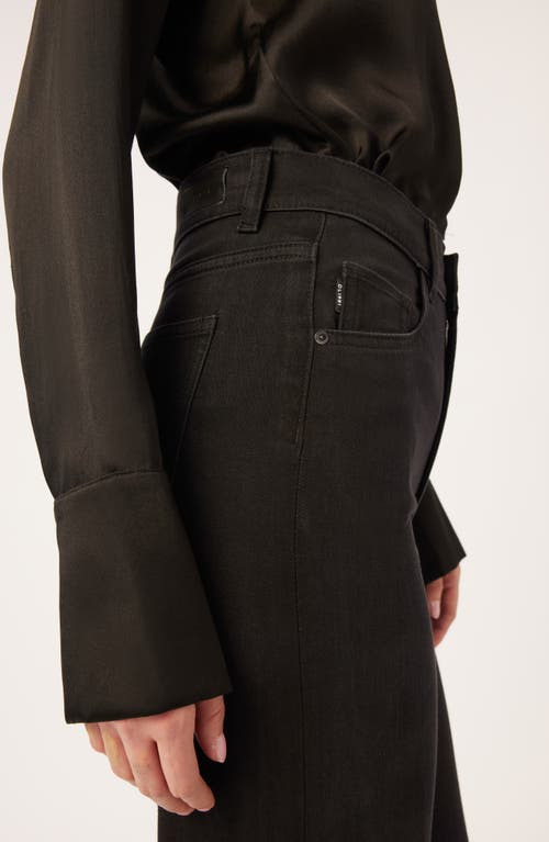 Dl1961 Hepburn Wide-leg Vintage Ankle Jeans In Black
