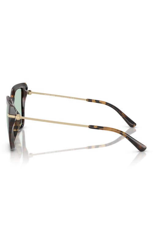 Michael Kors 54mm Square Sunglasses In Dark Tortoise