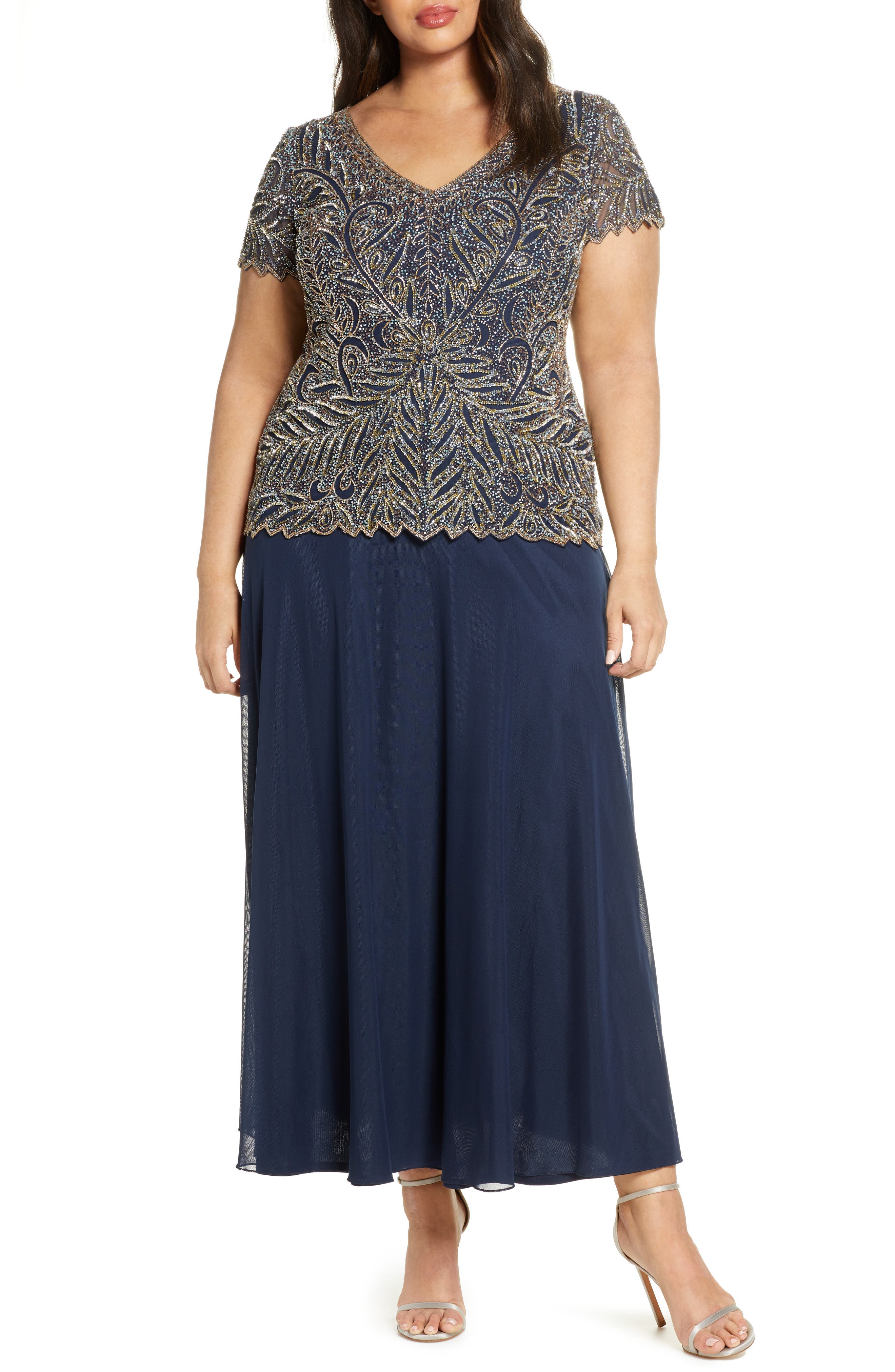 pisarro nights plus size dresses