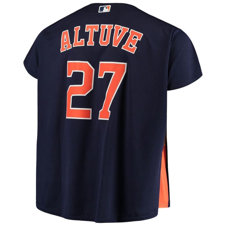 Lids Jose Altuve Houston Astros Big & Tall Replica Player Jersey - Orange