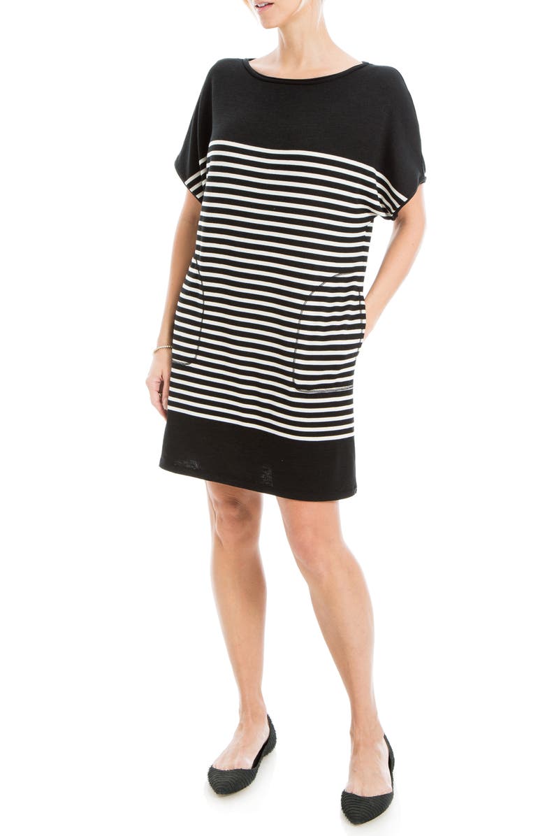 Max Studio Stripe Minidress Nordstromrack