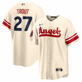 Youth Los Angeles Angels Shohei Ohtani Nike Cream 2022 City Connect Replica  Player Jersey