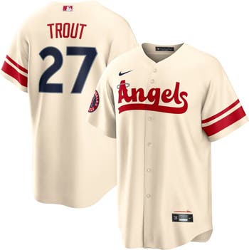Nike Women's Nike Mike Trout Red Los Angeles Angels Alternate