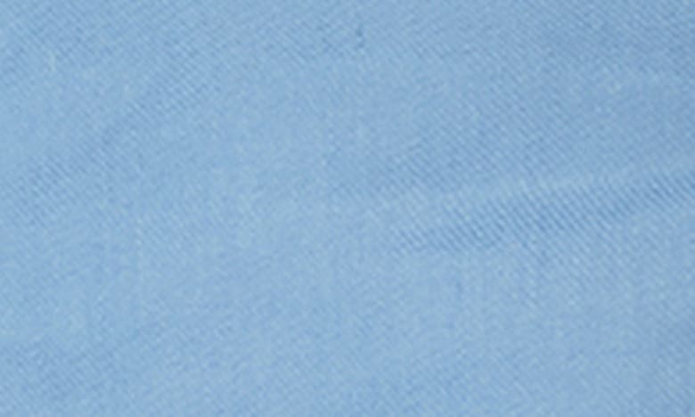 Shop Bugatchi Linen Blend Drawstring Chino Shorts In Air Blue