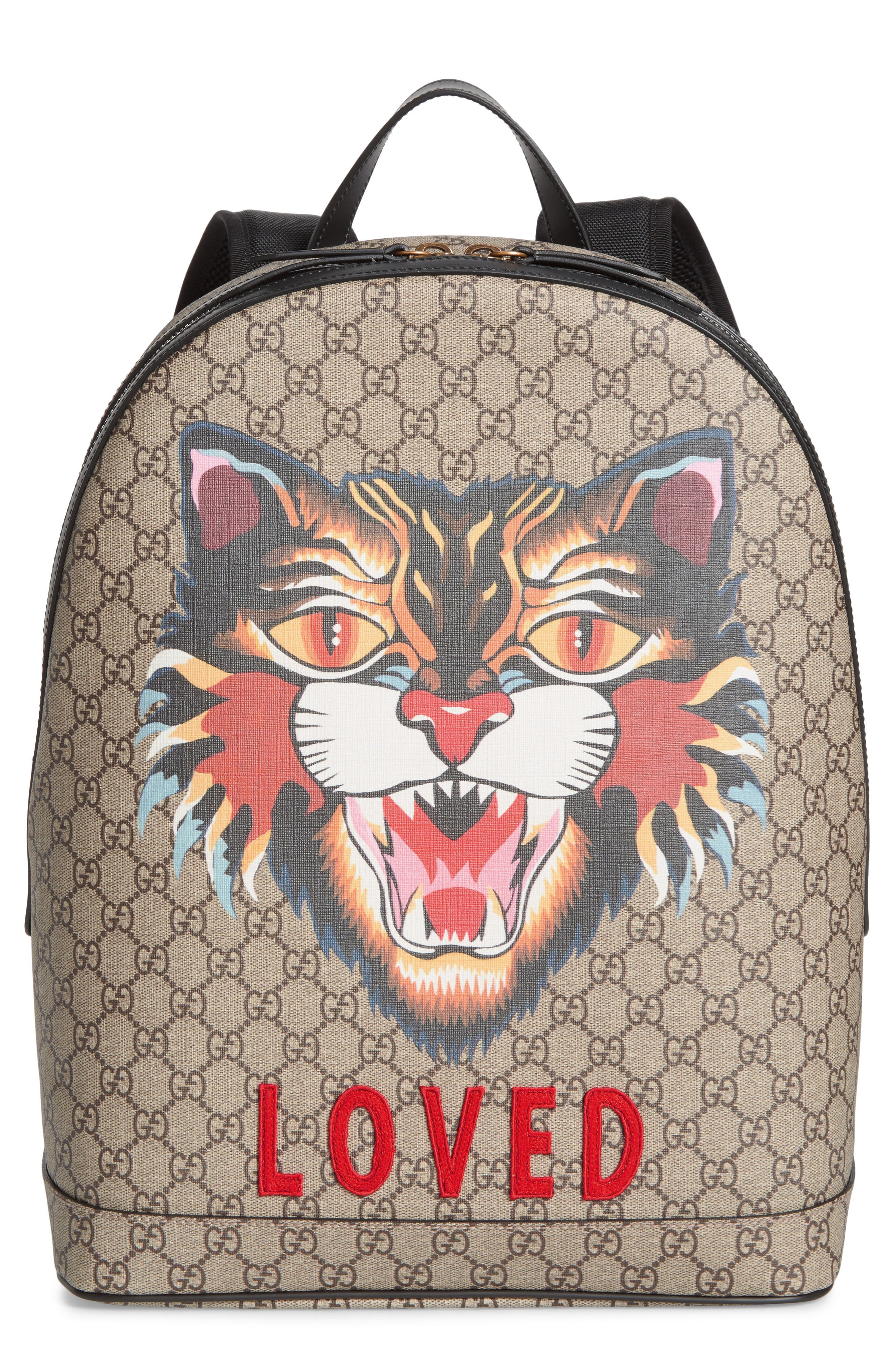 gucci bestiary backpack