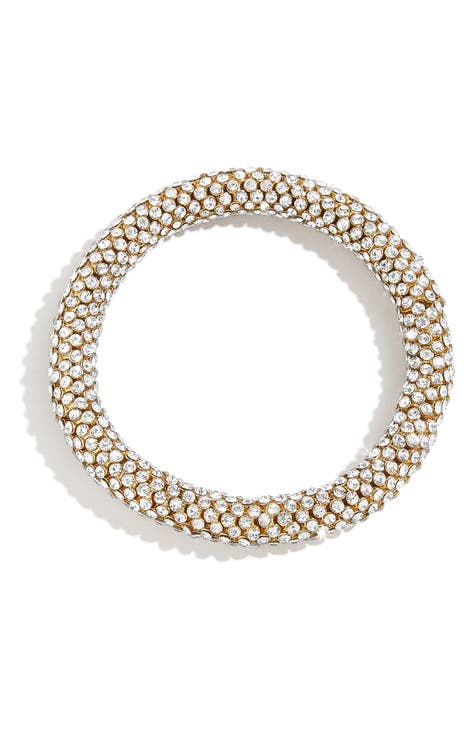Baublebar Rima Crystal Cuff Bracelet in Gold