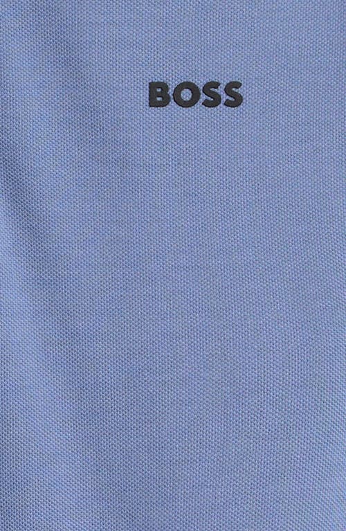 Shop Bosswear Boss Kidswear Kids' Tipped Cotton Piqué Polo In Medium Grey