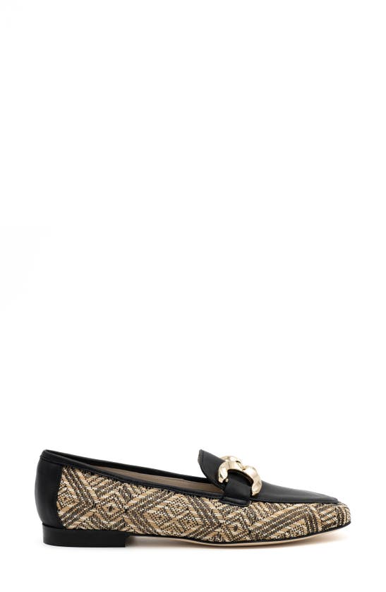 Amalfi By Rangoni Greve Loafer In Black Vittorio - Platinum Acc