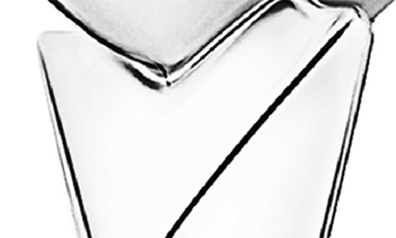 Maria Tash Single Faceted Short Spike Clicker Earring In White Gold