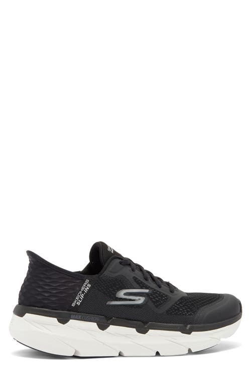 Shop Skechers Max Cushioning Premier Sneaker In Black/white