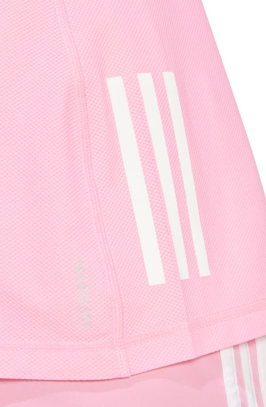 Shop Adidas Originals Own The Run Tank Top In Bliss Pink