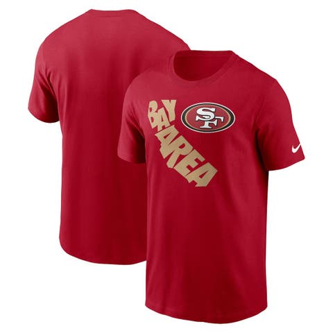 Men's Scarlet/Gold San Francisco 49ers Big & Tall Colorblocked T-Shirt