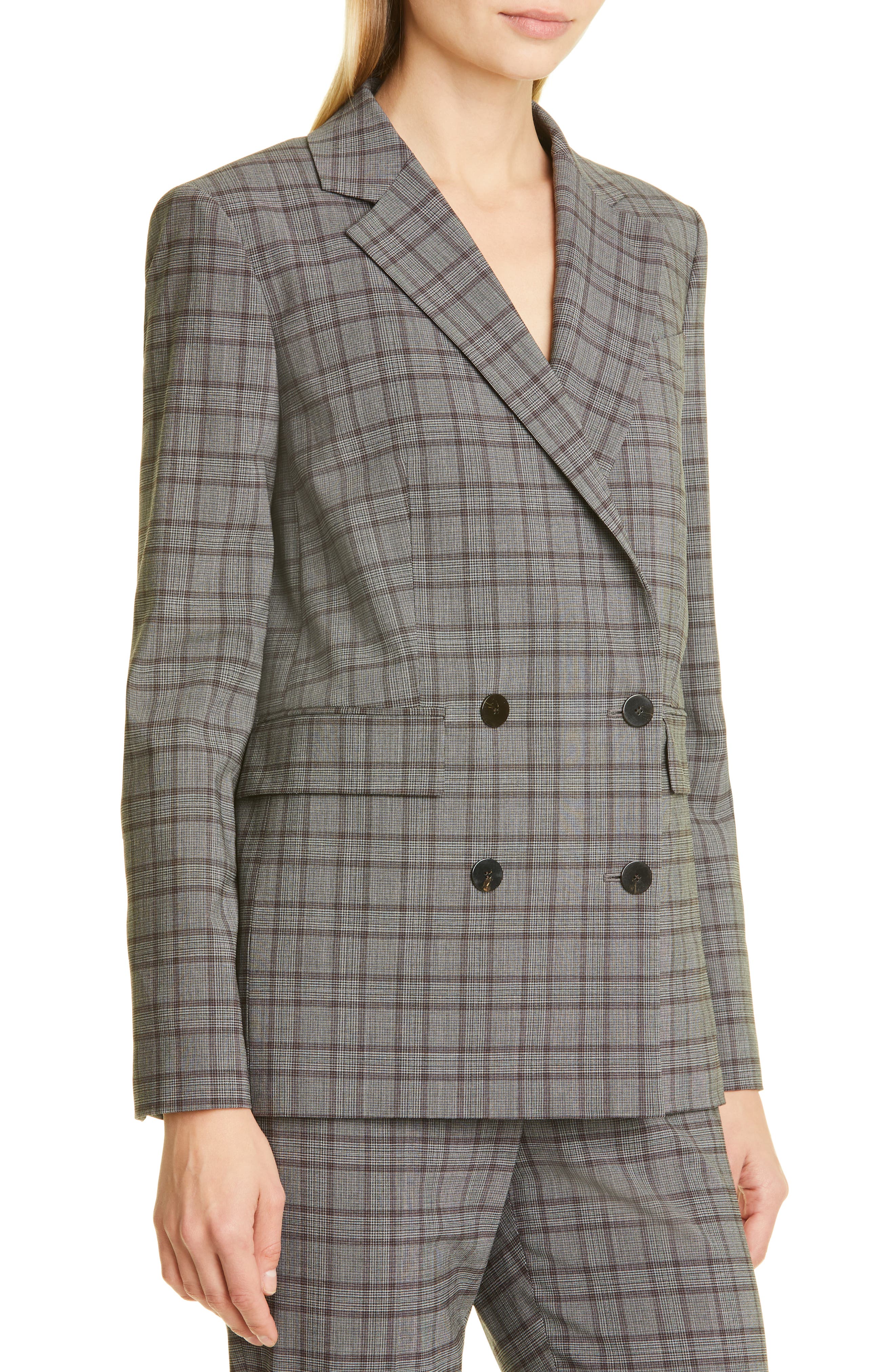 Theory Women's Piazza Double Breasted Stretch Wool Blazer | Nordstrom