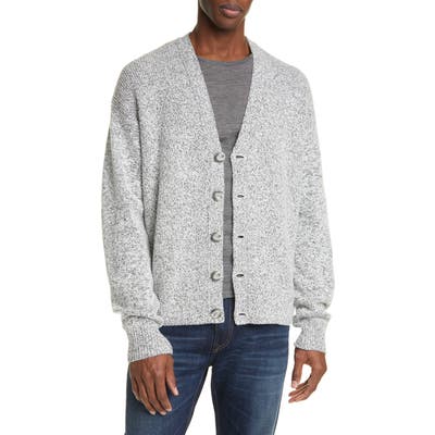 John Elliott Bavel Oversize Cardigan Sweater, White