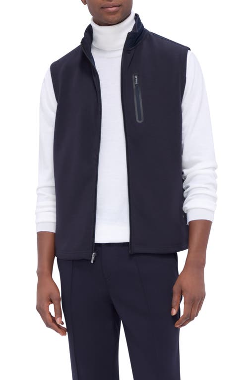 Bugatchi Knit Vest In Navy