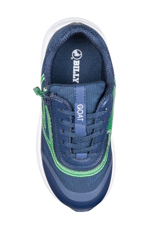 Billy Footwear Kids' Billy Goat Sneaker In Navy/green