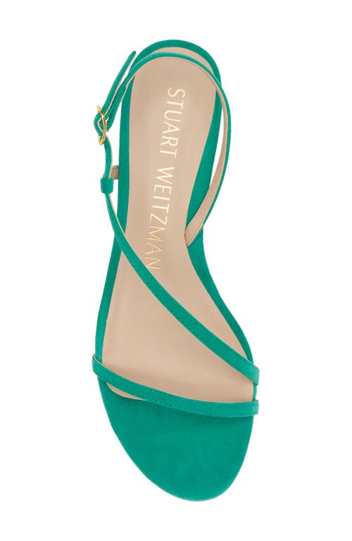 Stuart Weitzman Soiree 25 Strap Sandal In Lawn Green