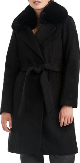 Vince camuto faux on sale fur trim parka