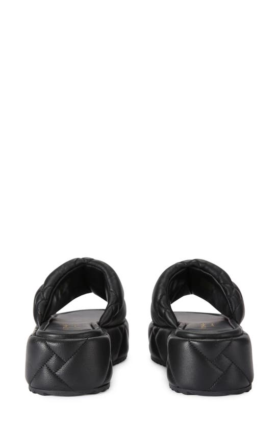 KURT GEIGER KURT GEIGER LONDON KENSINGTION PUFF PLATFORM SLIDE SANDAL