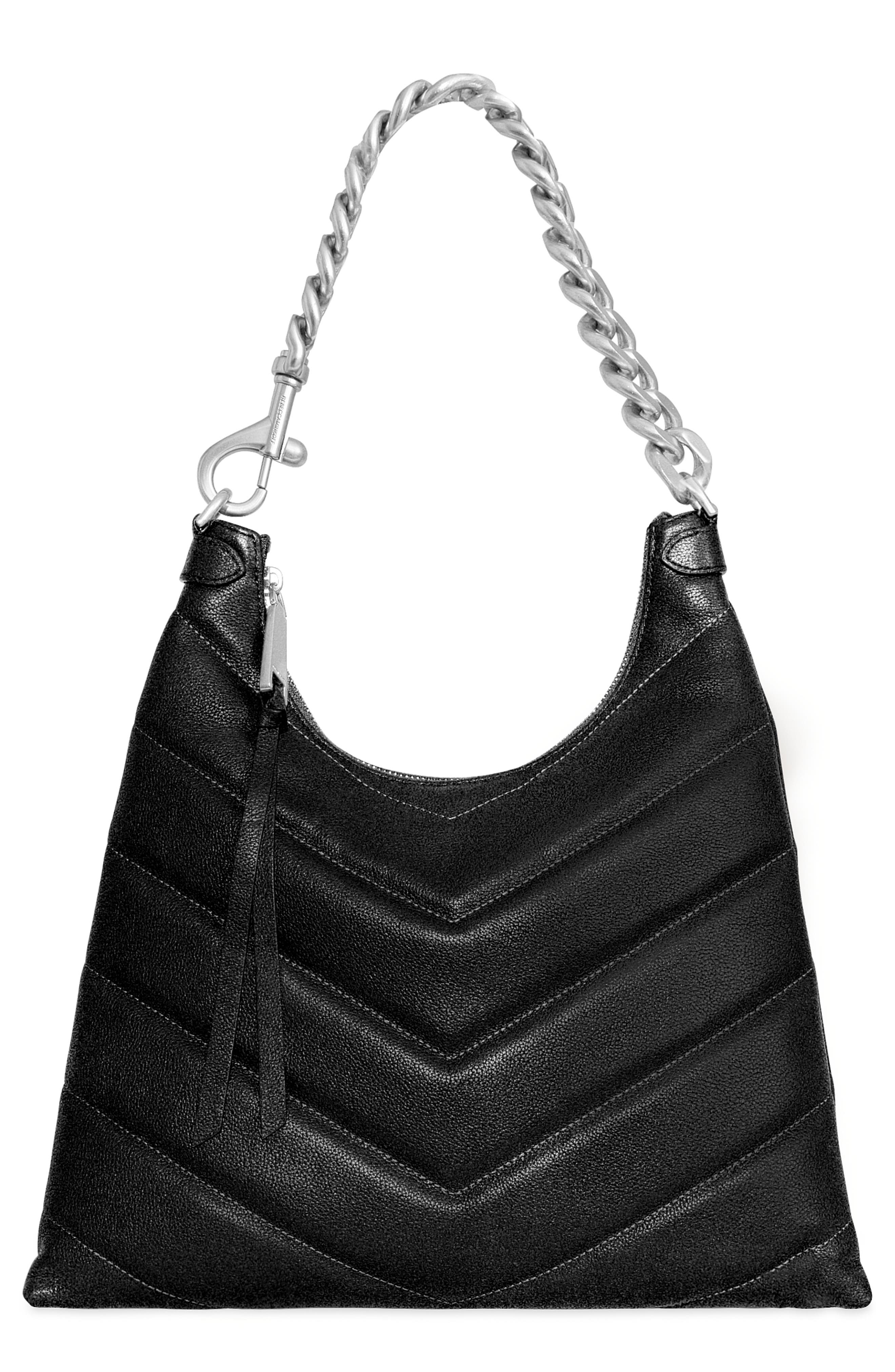 Rebecca Minkoff Women's Chain Quilt Leather Shoulder Bag