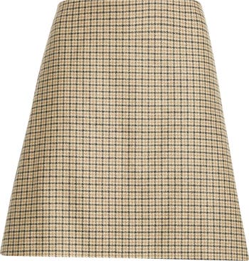 Brown plaid skirt nordstrom rack hotsell