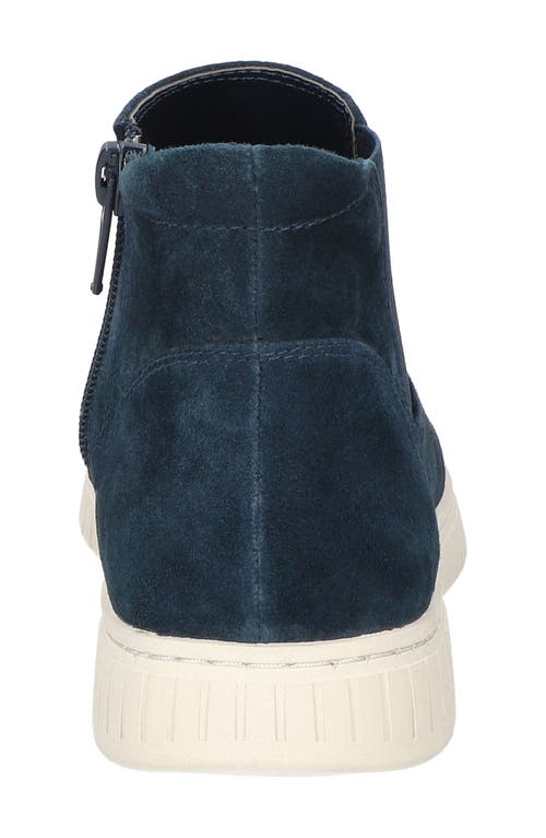 Bella Vita Kingly Bootie In Navy Kidsuede Leather