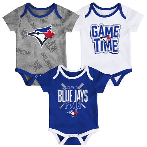 MLB Team Apparel Infant Toronto Blue Jays Blue Slugger Creeper