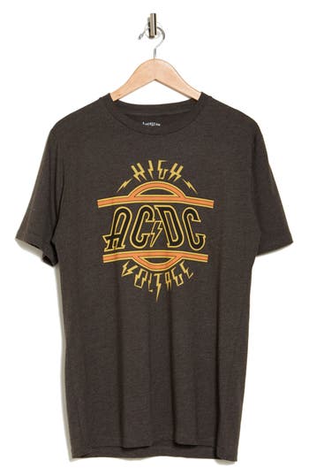 American Needle Ac/dc Graphic T-shirt In Brown