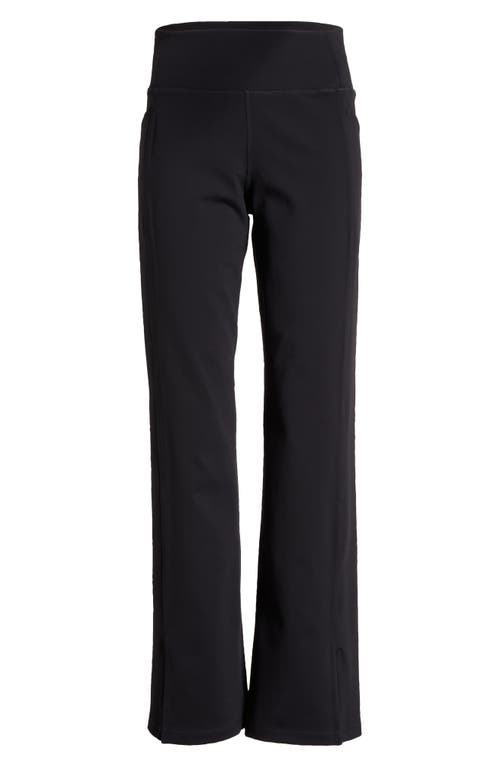 Zella Zelfit High Waist Wide Leg Pocket Pants In Black