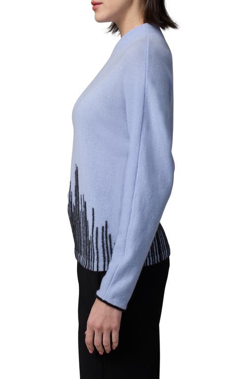 NIC + ZOE NIC+ZOE FLAME STITCH CASHMERE SWEATER 