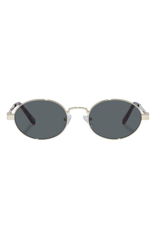 Le Specs Poseidon Deux 52mm Oval Sunglasses in Gold at Nordstrom