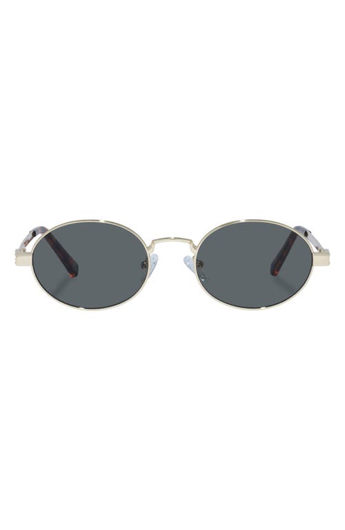 Poseidon Deux 52mm Oval Sunglasses in Gold