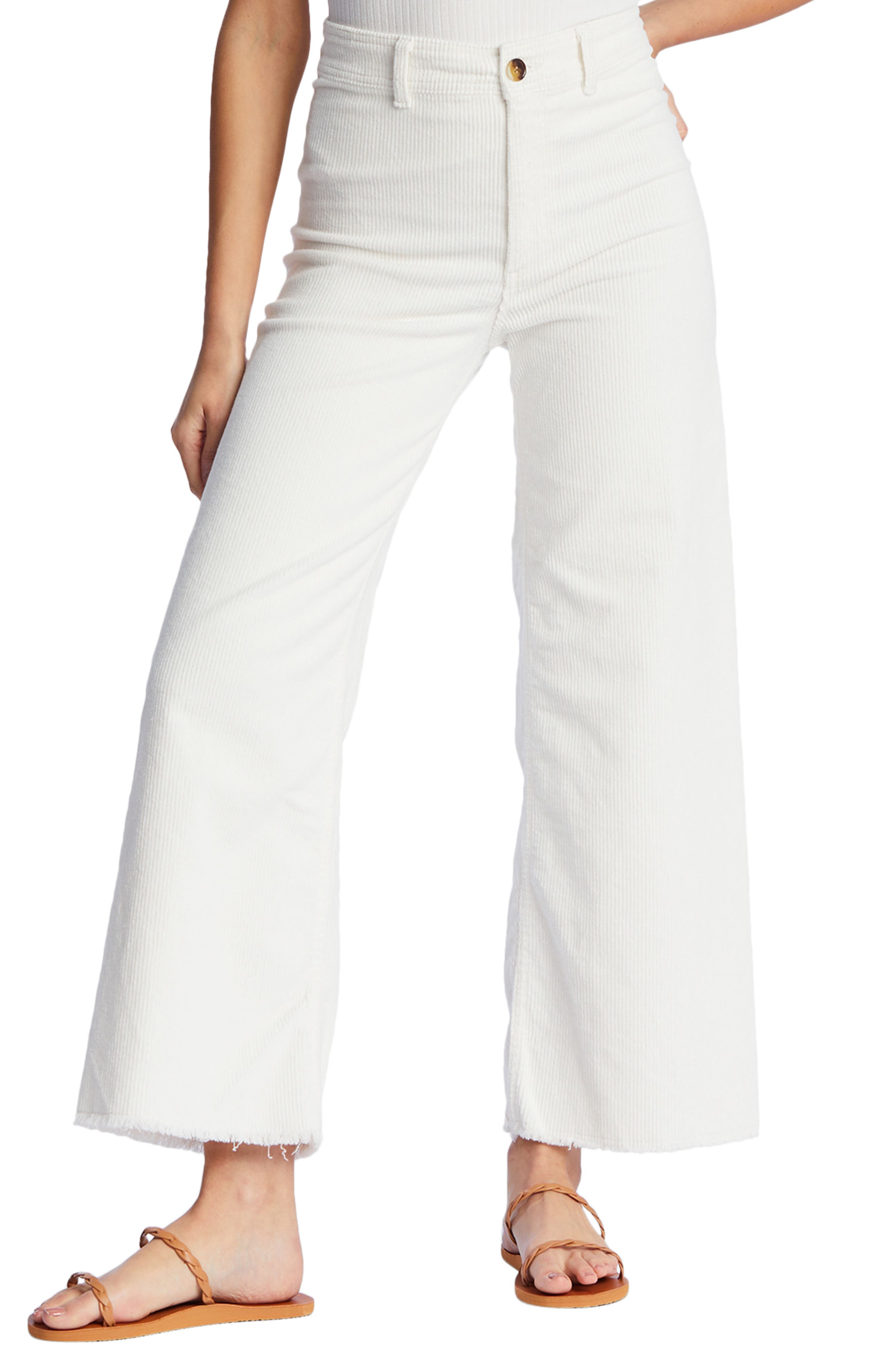 Billabong Free Fall High Waist Wide Leg Corduroy Pants Nordstrom
