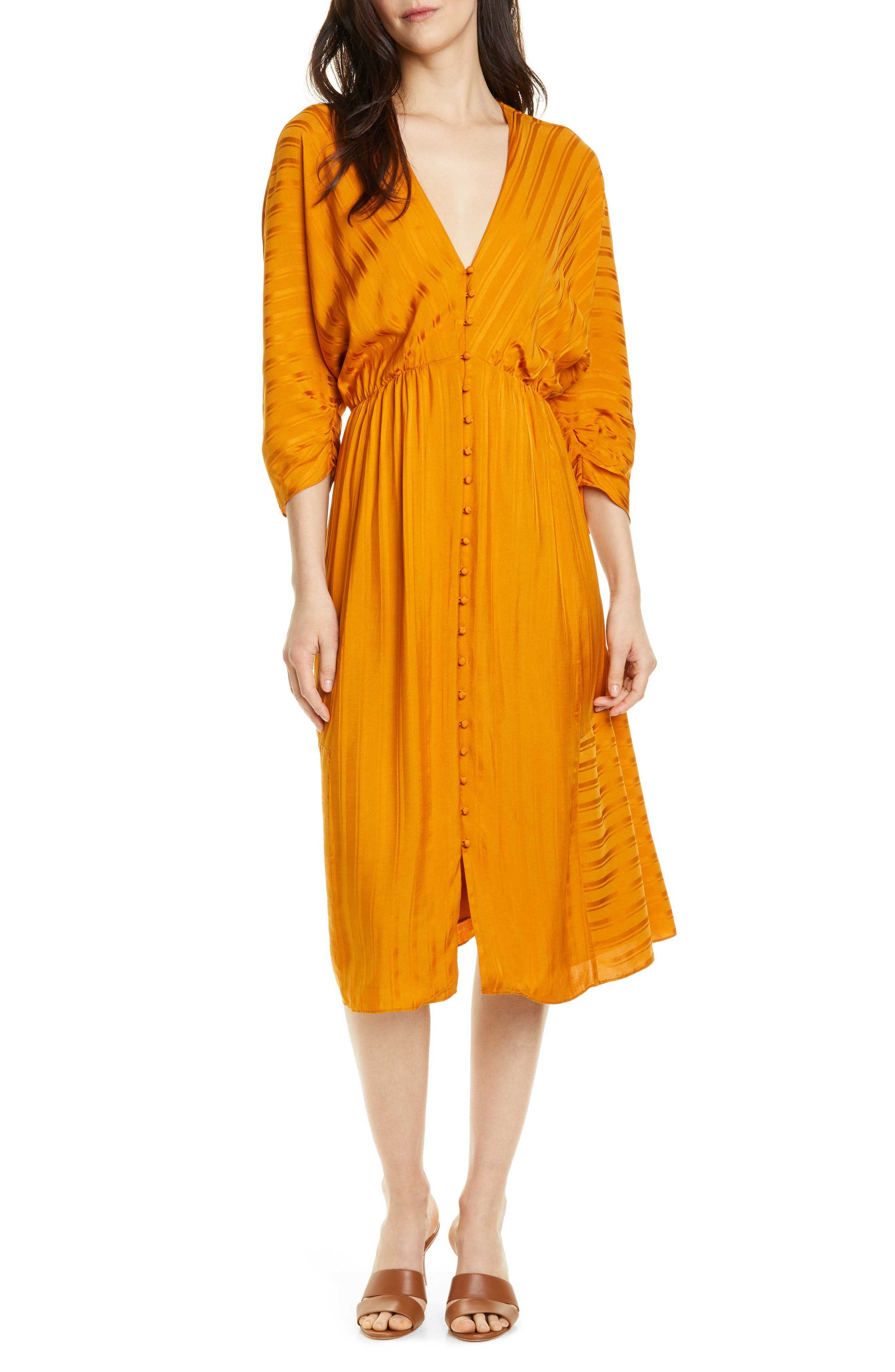 Joie Brit Dolman Sleeve Dress, Brown