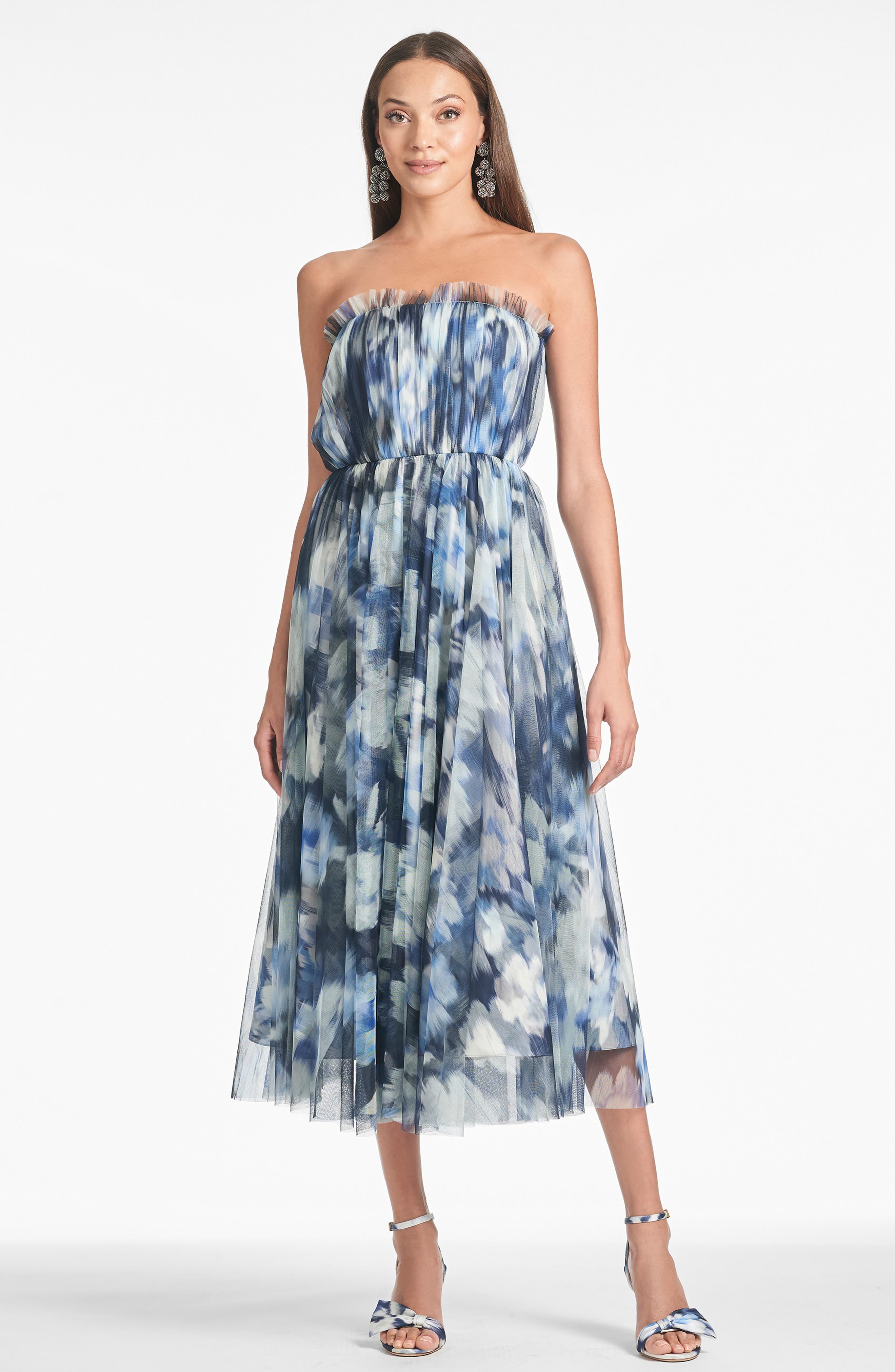 Sachin & Babi Marni Strapless Tulle Cocktail Dress | Nordstrom