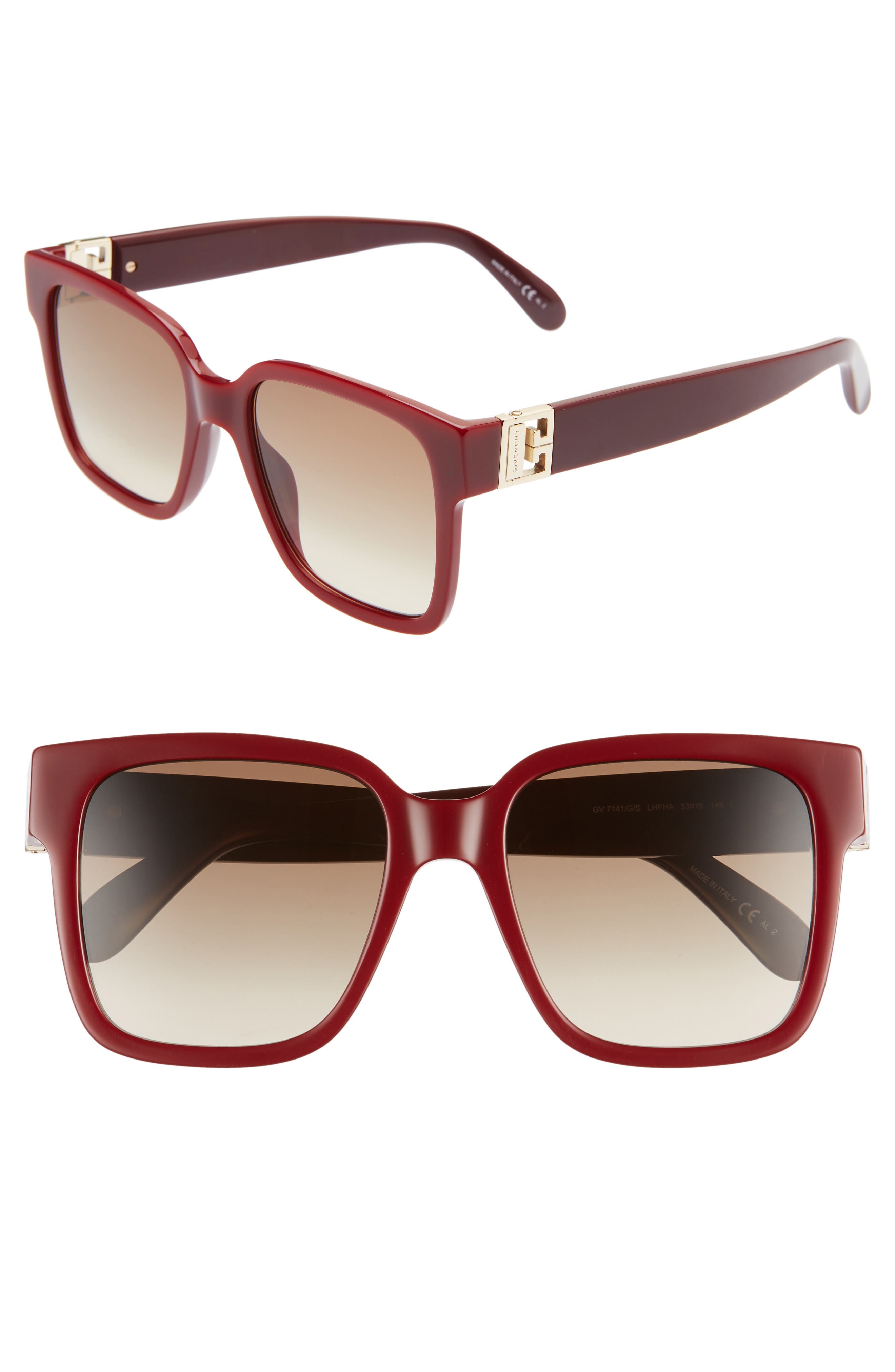 Givenchy 53mm Square Sunglasses Nordstrom Rack 8944