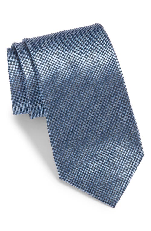 Nordstrom Tonal Stripe Silk Tie In Lt Blue