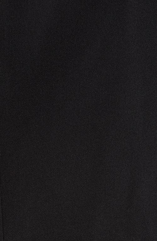 Kasper Rolled Cuff Three Quarter Sleeve Blazer In Black