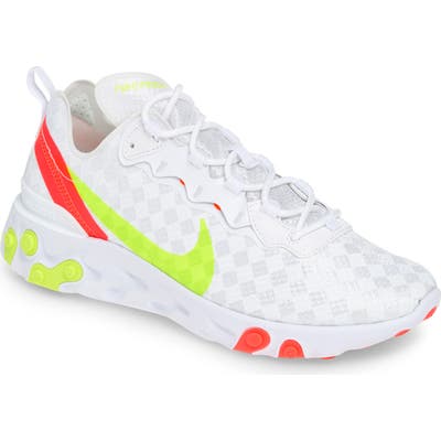 Nike React Element 55 Sneaker, White