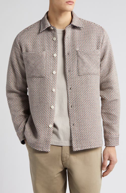 Whiting Button-Up Shirt in Rust Multi