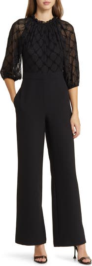 Vince camuto store lace jumpsuit