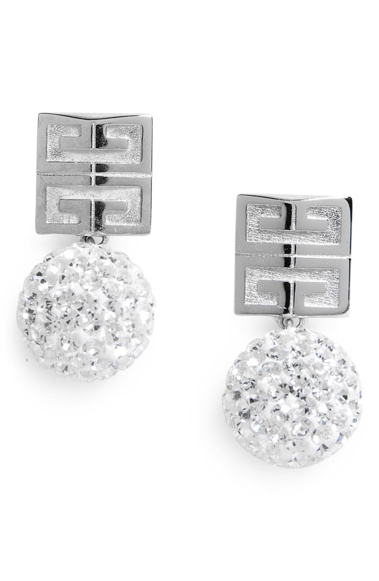 Givenchy 4G Stud Crystal Ball Earrings | Nordstrom