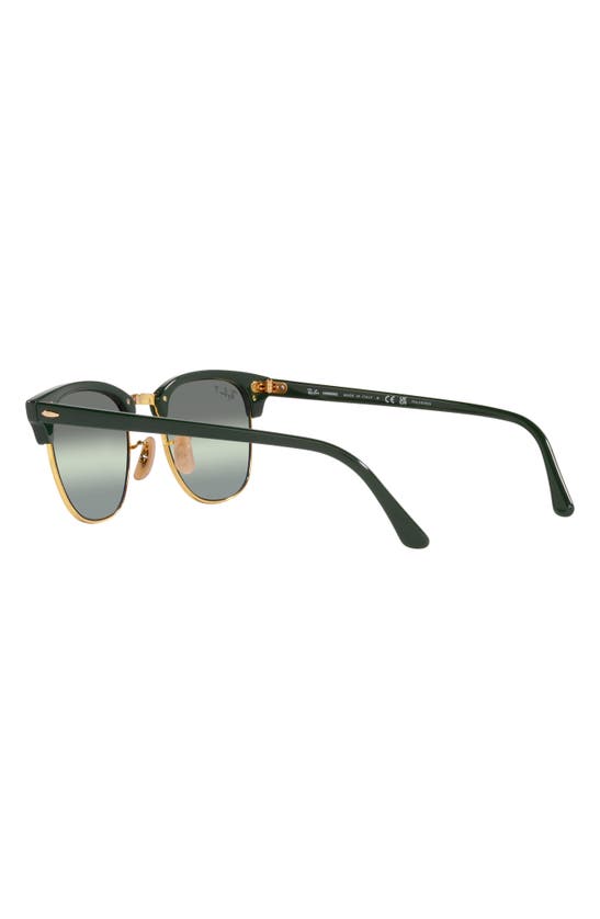 Ray Ban 55mm Square Clubmaster In Green