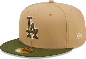Men's Los Angeles Dodgers New Era Olive Brushed Armed Forces T-Shirt