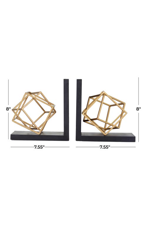 NOVOGRATZ THE NOVOGRATZ GEOMETRIC STAINLESS STEEL BOOKENDS