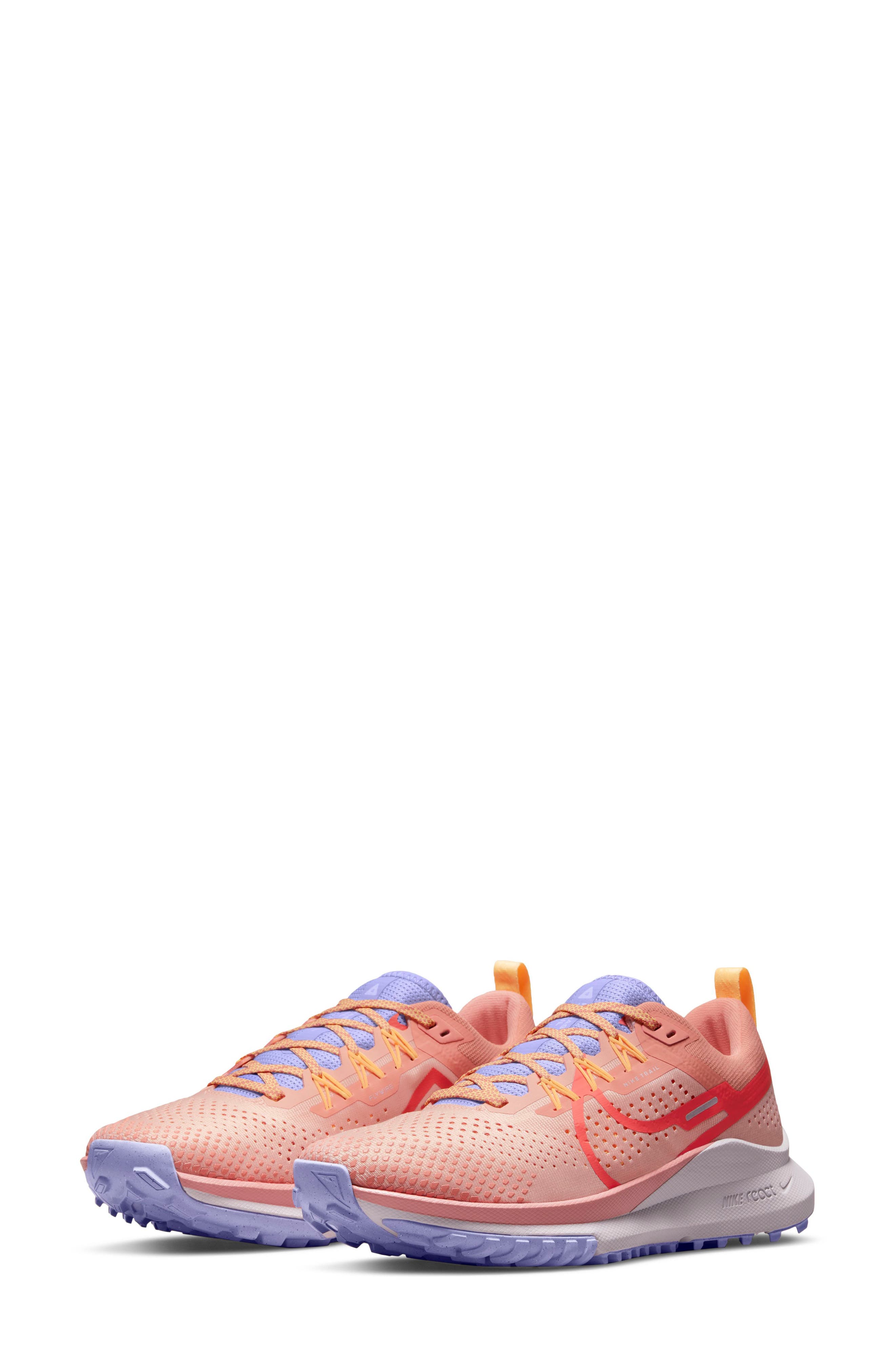 nike orange pink sneakers