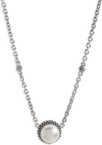 LAGOS 'Luna' Pearl Pendant Necklace | Nordstrom